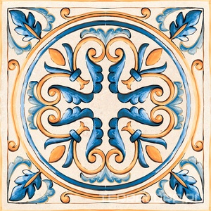 Керамогранит Sadon Tuscany  decoro giotto mix 20.3x20.3 Комбинированный 