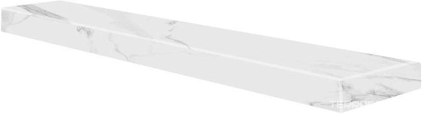 Ступени Kerama Marazzi Монте Тиберио Ступень ЕВРО ТЕХНО Угловая Левая (n049045)34.5х119.5 Белый, фото 3