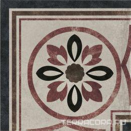Керамогранит CIR Via Emilia Rivalta Grigio Angolo Greca Fiore 20x20 Комбинированный, фото 3