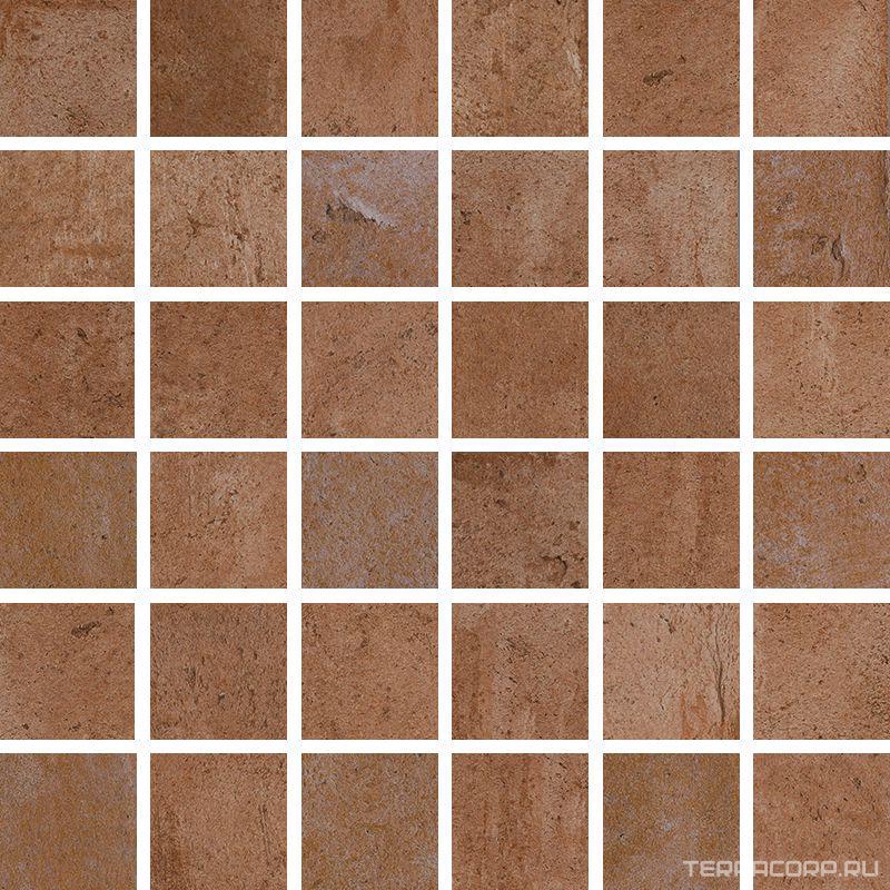 Мозаика Serenissima Riabita il cotto Mosaico Riabita Classic 5x5 30x30 Коричневый, фото 3