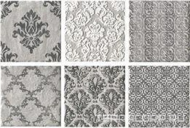 Decori inserto Aloha Cendre s/6 XX |20x20