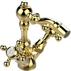 Смеситель на биде, на 1 отв., с д,к (цв. латунь (Luxbrass)) , 1900 ZZ