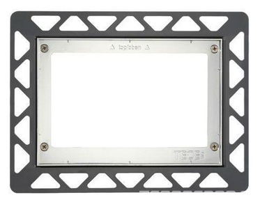 Монтажная рамка для установки панелей смыва на уровне стены, регулир.глубины 5-18мм, (цв. хром глянц.),  ZZ Tece TECEloop 9240649