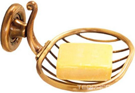 Мыльница (решетка) металлическая 10х14х15см (бронза),  XX Pomd'or Windsor 26.60.10.011