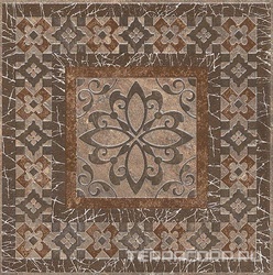 Керамогранит Kerama Marazzi Бромли Вставка  коричневый l19.6х19.6 Коричневый 