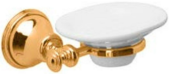 Мыльница настенная (золото/керамика),  ZZ 3M Old italy 8203 DD