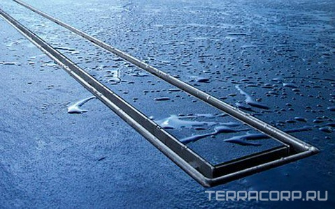 Основа под плитку для дренажного канала 700мм (нерж. сталь, прямая), Plate 2 ZZ Tece Tecedrainline 600772