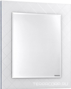 Зеркало  65 641*822*24 мм, белая рама, БЕЗ светильников, крепеж в комплекте ZZ Aquaton Венеция 1A155302VNL10