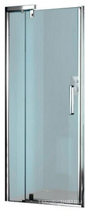 Дверь расп.,с непод.cегм.,для ниши, 1000хh2043мм,вход 635мм, неподв. cегм,крепёж справа/слева, (профиль цв. мат. серебро, стек.прозр), ZZ Huppe Huppe Refresh 9P0607 087 321