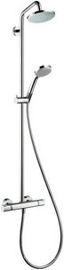 Душевая система  Showerpipe 160 (смеситель+шланг+штанга+ручной душ+верхний душ), хром ZZ Hansgrohe Croma 27135000