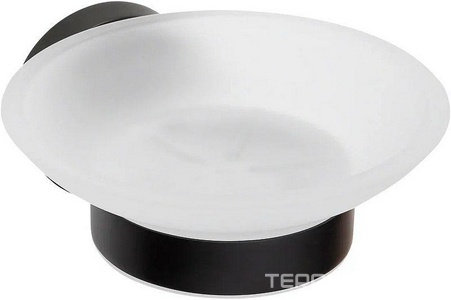 Мыльница настенная, (цв. черный матовый),  ZZ Bemeta Dark 104108040