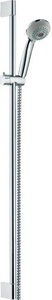 Душевая стойка h 90см, лейка, шланг 1,6м, (цв.хром),  85 Multi ZZ Hansgrohe Crometta 27766000