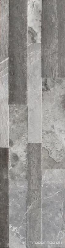 Керамогранит Sadon Tiffany Grey 15x61 Серый, фото 3