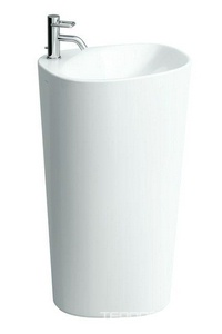 Раковина напольная с присоединением к стене, 525х435хh900мм, 1 отв. д/смес. слева,  ZZ Laufen Palomba 8.1180.4.000.104.1