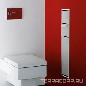 Шкаф подвесной верхний, встраиваемый в стену 168х153х809 мм, Modul Emco Asis 975027350