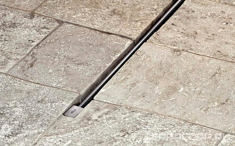 Дренажный канал (душ. лоток), укорачиваемый 300-1200мм, h70-90мм, (без вставки),  ZZ Viega Advantix Vario 721671