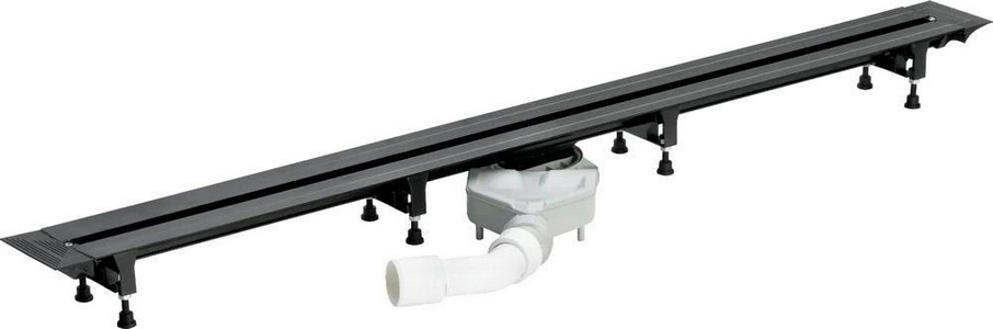 Дренажный канал (душ. лоток), укорачиваемый 300-1200мм, h70-90мм, (без вставки),  ZZ Viega Advantix Vario 721671