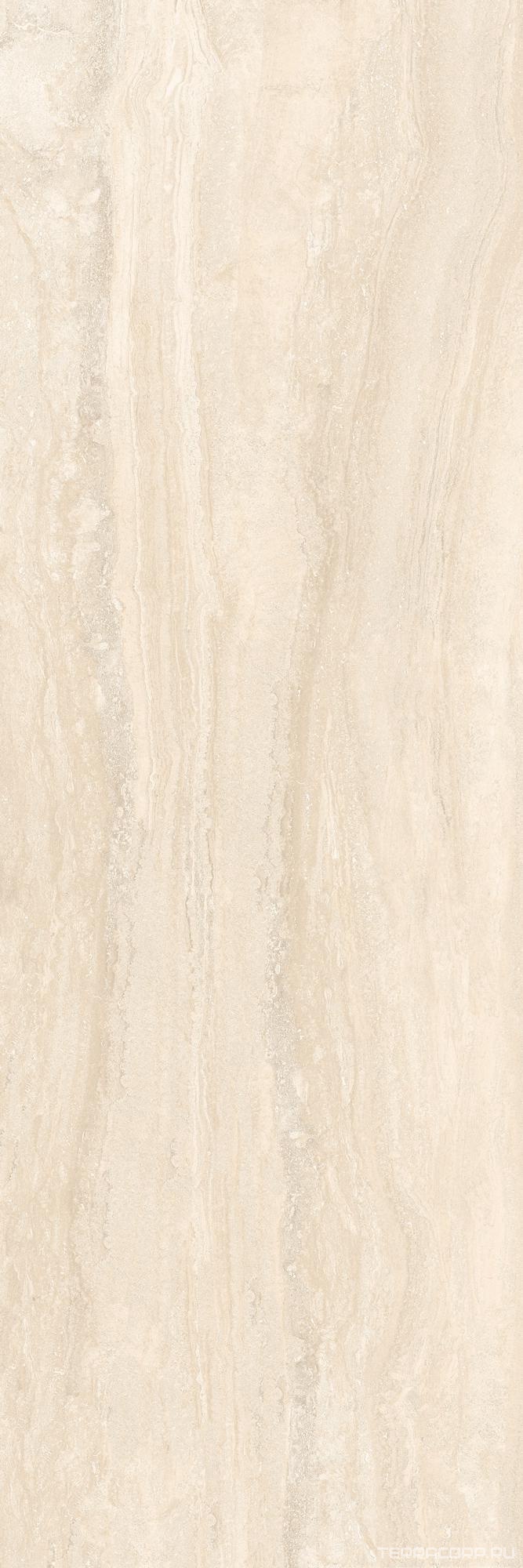 Керамогранит Laminam Rus I Naturali Marmi Travertino Navona Bocciardato 5,6 mm 100x300 Бежевый, фото 5