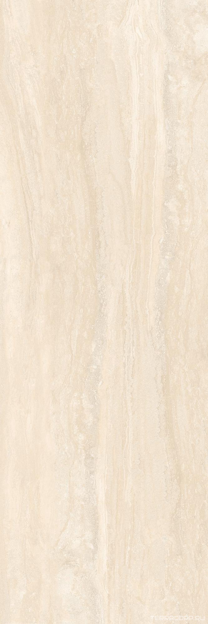 Керамогранит Laminam Rus I Naturali Marmi Travertino Navona Bocciardato 5,6 mm 100x300 Бежевый, фото 6