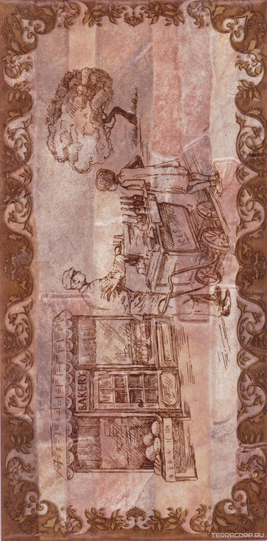 Керамическая плитка Absolut Keramika Muro Decor Ocre Bakery 15x30 Комбинированный, фото 3