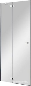 Дверь распаш.с неподв.сегментом, в нишу, 900хh1950мм,вход 455мм, петли слева, (стекло 6мм,GL прозрачное, фурн.05 полир.алюм) СOMBI ZZ Provex Combi 0004 CN - L