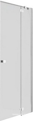 Дверь распаш.с неподв.сегментом,для монтажа с бок. панелью,870-895хh1950мм,вход 555мм,петли справа,(стекло 6мм,GL проз.,фурн. 05 полир.алюм) СOMBI ZZ