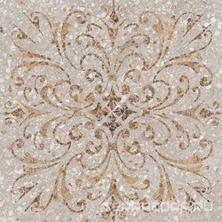 Керамогранит Kerama Marazzi Терраццо  беж декорированный обр. XX60x60 Бежевый 