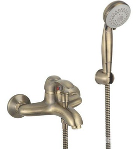Смеситель для ванны/душа, короткий излив, с установочным комплектом, аксессуарами, бронза XX Veragio Grazia VR.GRA-3501.BR