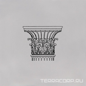 Керамическая плитка Kerama Marazzi Авеллино Декор  серый Капитель D502 15х15 Серый 