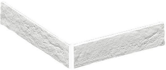 Керамогранит Sadon New York Угол  White СПр (n025595)«мин. шов 1 см» KL 25x25x6 Белый 