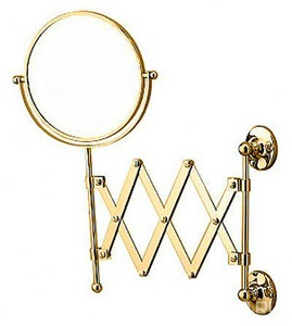 Зеркало косметическое раздвижное (цв. св.золото, креп/компл.),  ZZ Devon & Devon Cavendish WM22