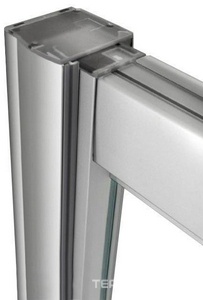 Huppe пристенный профиль для 400303, высота 1900мм, глянцевый хром Huppe Huppe Alpha 026774 092 h=1900