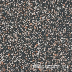 Бричиола чёрный матовый обрезной 60x60x0,9