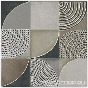 Керамогранит Dado Ceramica Gare du Nord Dec. Infinity (6 pz) rett 60x60 Комбинированный 