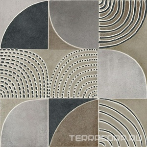 Керамогранит Dado Ceramica Gare du Nord Dec. Infinity (6 pz) rett 60x60 Комбинированный 