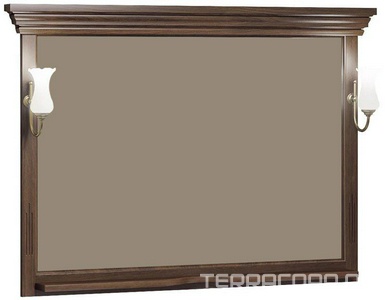 Зеркало  120, 1290x1010x120 мм, цвет нагал, без светильн. ном.93950, крепеж в комплекте ZZ Opadiris Риспекто Z0000009576