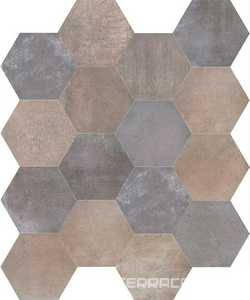 Керамогранит CIR New Orleans Esagona Royal Street 24x27.7 Комбинированный 