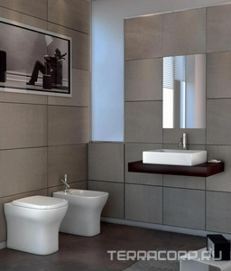 Раковина накладная на столешницу, прямоугольная 500х420хh115мм, без отв.д/смесит., без перелива,  Ideal Standard Strada K077601