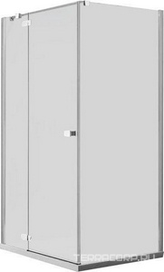 Боковая стенка для распашной двери 1000(965-990)хh1950мм, прав./лев., (стекло 6мм, прозр.High Glass., фурнит.хром/полир.алюм) СOMBI ZZ Provex Combi 0005 CW 05 GL  HG