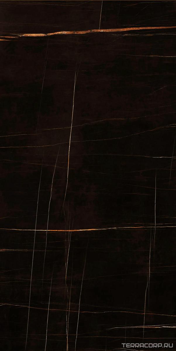Керамогранит Ariostea Ultra Marmi Sahara Noir Lucidato (Shiny) 6 mm 150x300 Черный, фото 7
