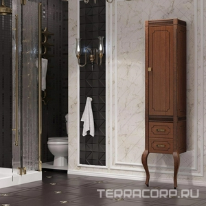 Пенал  напольный 395*1960*322 мм, правый, цвет орех ZZ Opadiris Фреско Z0000001652