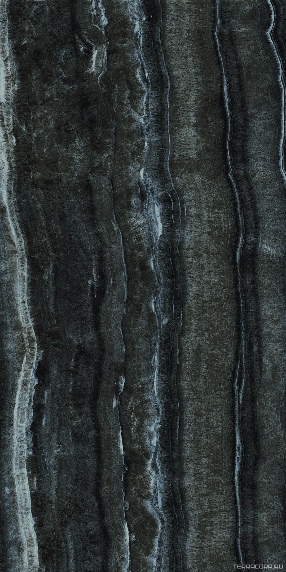 Керамогранит Cerim Onyx Shadow Lucido 60x120 Черный, фото 4