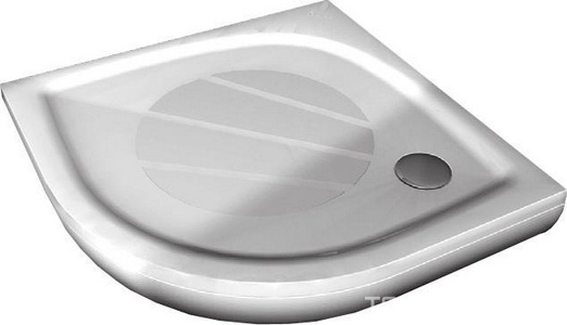 Поддон  100 PRO, 100х100см 1/4 круга R500мм, встраиваемый, для душевой кабины PSKK3-100, белый, без монтажного набора, ножек, панели и сифона,KL Ravak Elipso XA23AA01010/11306