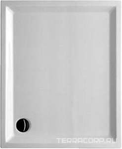 Поддон душевой прямоуг.120х100хh8.5cм, акрил, отверст.д/выпуска 90мм (без сифона и ножек) , ZZ Duravit Starck 720018