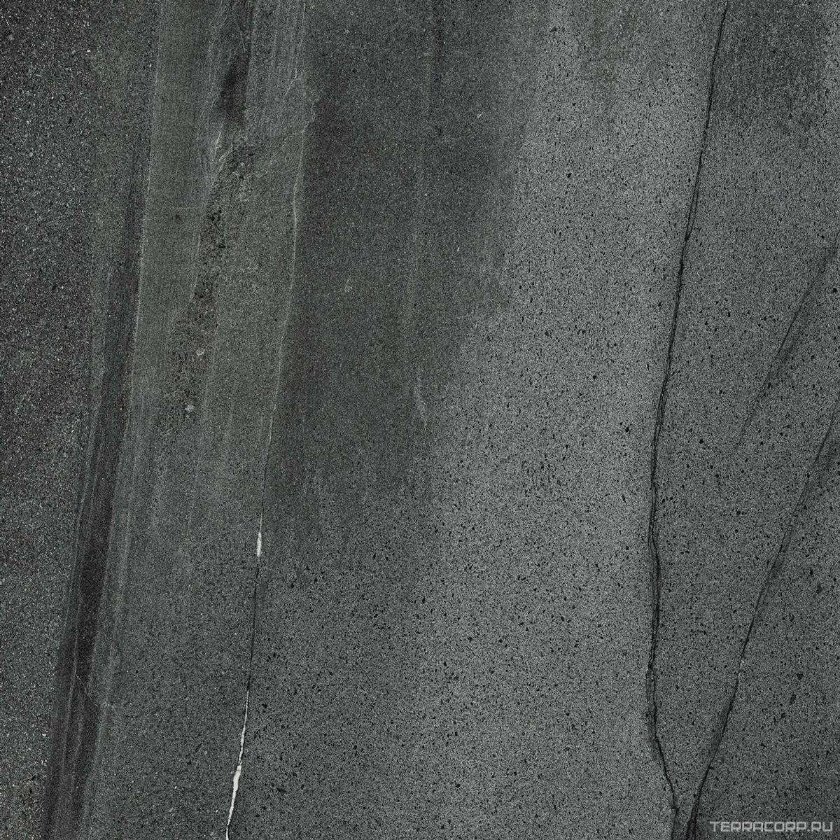 Керамогранит Ariostea Ultra Pietre Basaltina Antracite Prelucidato (Soft) 100x100 Черный, фото 5