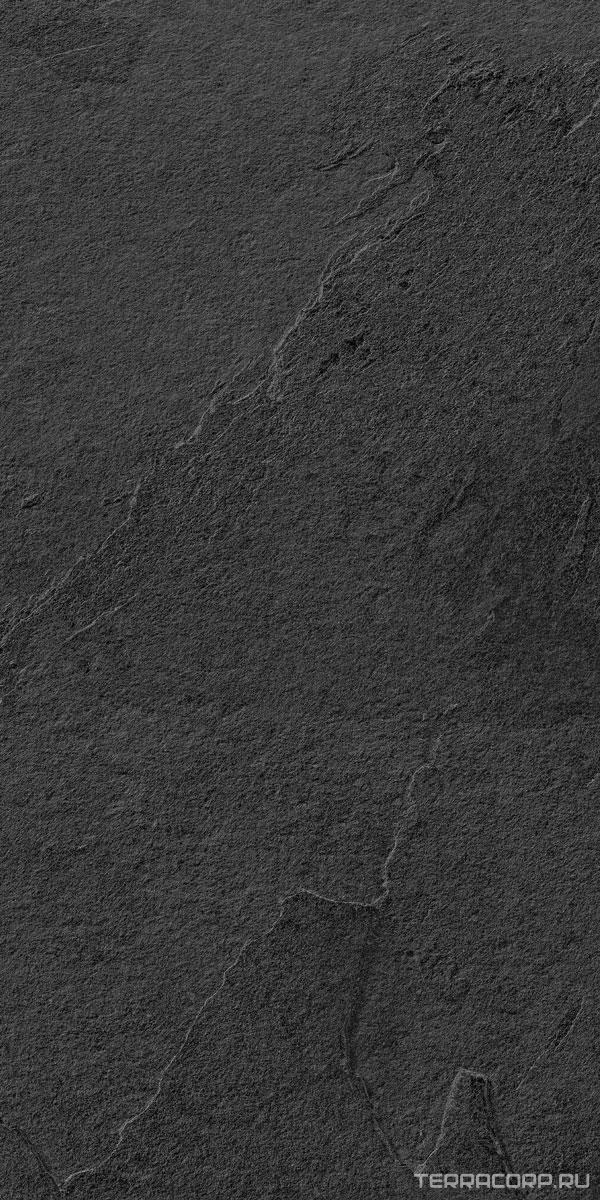 Керамогранит Lea Ceramiche Waterfall Dark Flow L2 grip rett 45x90 Черный, фото 3