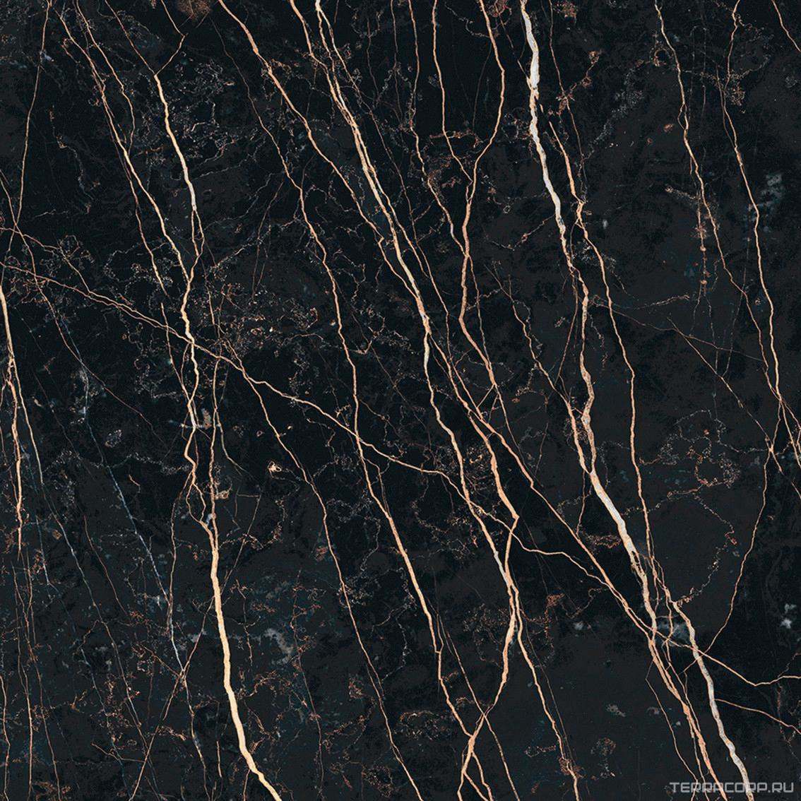 Керамогранит Florim Magnum Prexious of REX Thunder Night Glossy 120x120 Черный, фото 3
