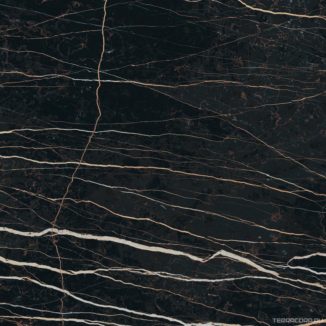 Керамогранит Florim Magnum Prexious of REX Thunder Night Glossy 120x120 Черный, фото 4