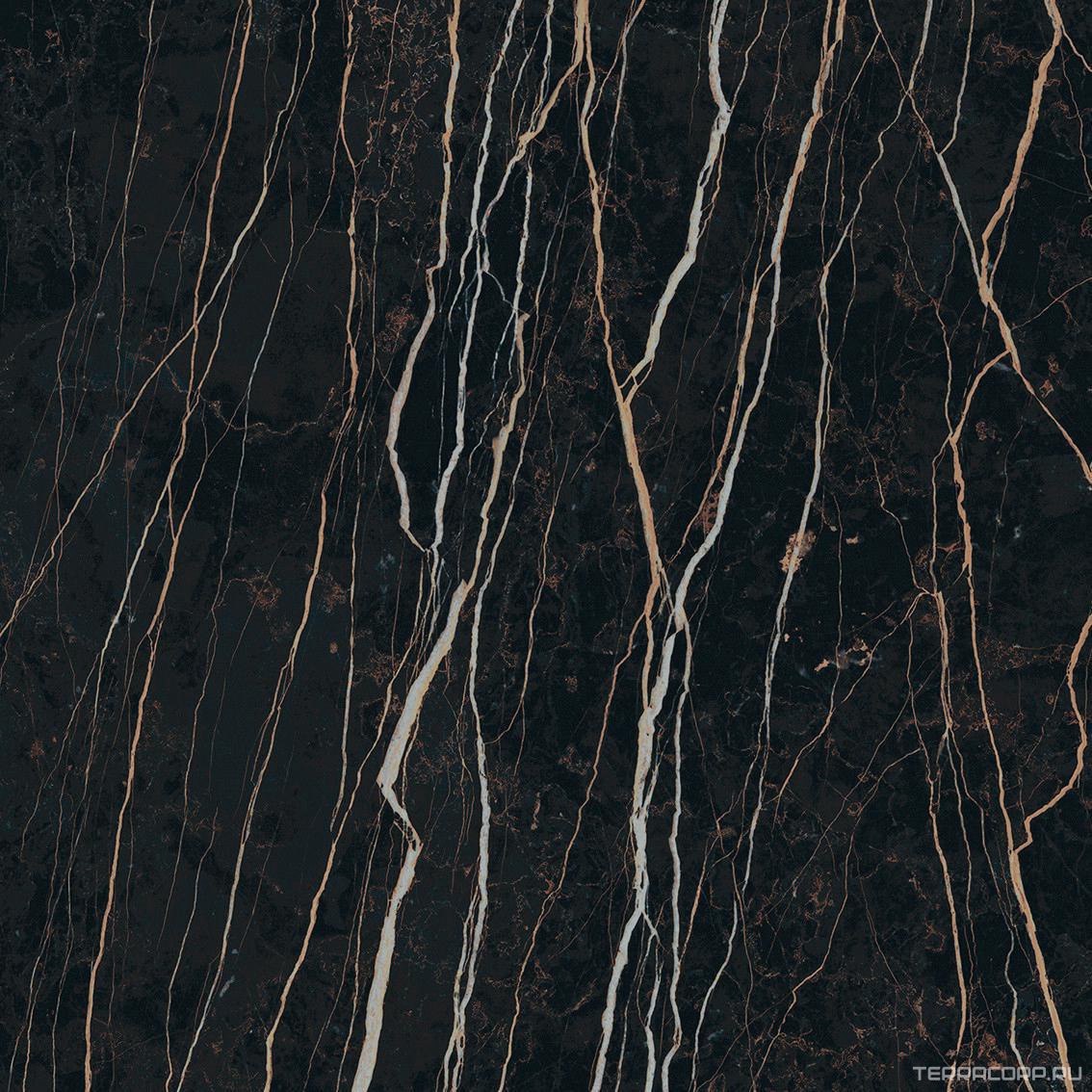 Керамогранит Florim Magnum Prexious of REX Thunder Night Glossy 120x120 Черный, фото 6