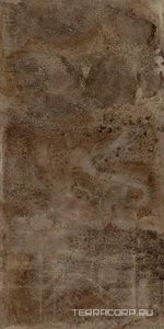 Керамогранит Ariostea Ultra Metal Metal Brown Zinc Prelucidato (Soft) 6 mm 100x300 Коричневый 